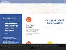 Tablet Screenshot of cuinatslaesperanza.com